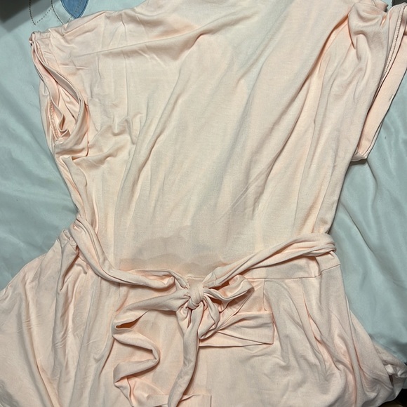 NWOT Venus Pink Dressy Wrap Top - Picture 3 of 5